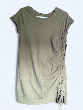 Sanctuary  Lace Up Dress Olive Green XS NWT
